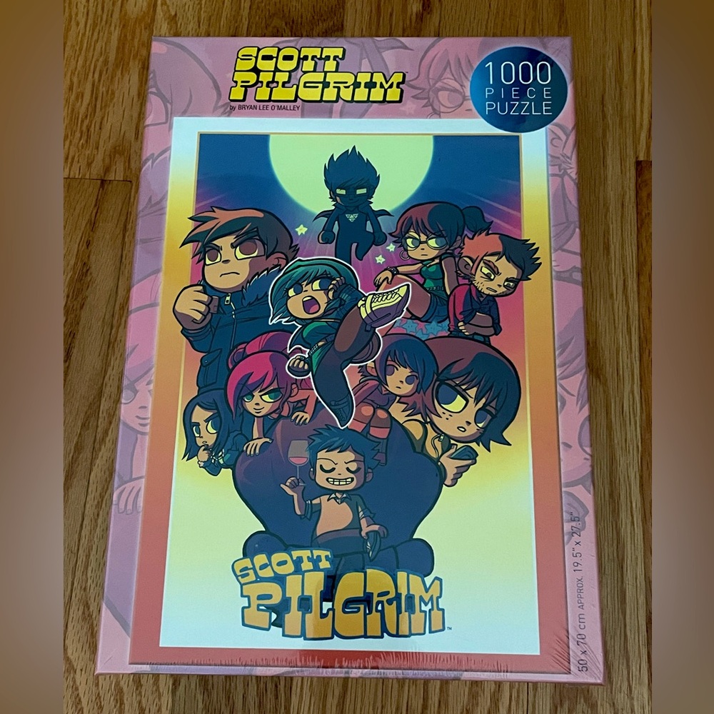 👾Brand New Scott Pilgrim Chibi 1000 piece puzzle👾